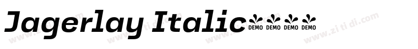 Jagerlay Italic字体转换